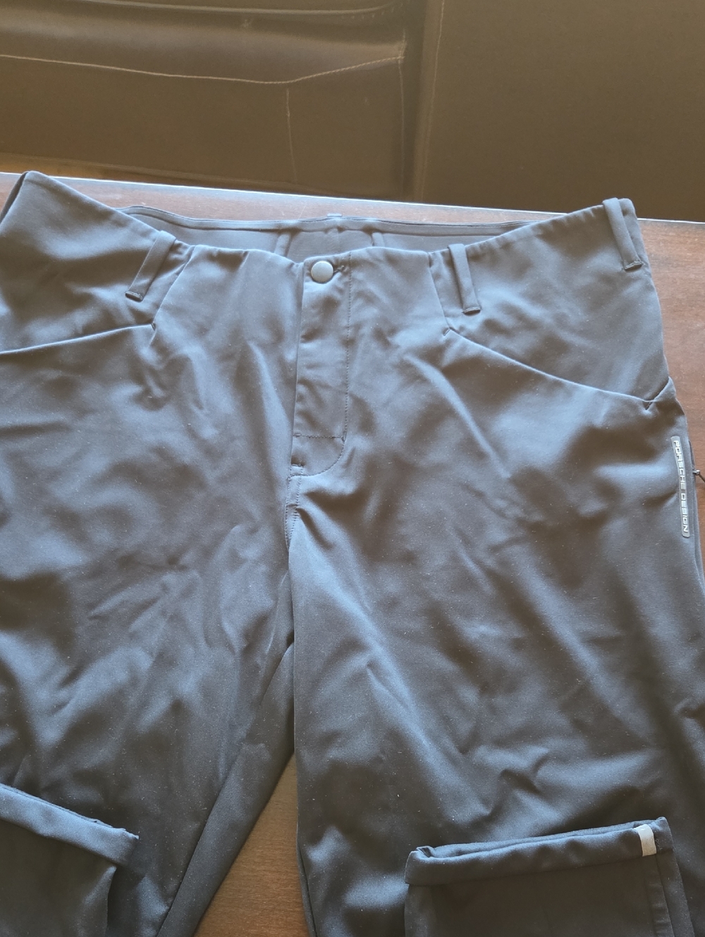Porsche Design Men's Black Chinos